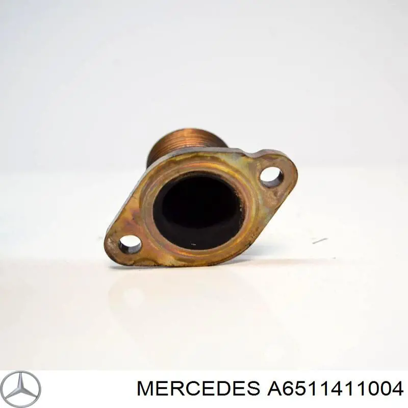 Tubo del sistema de recirculación de gases de escape EGR A6511411004 Mercedes