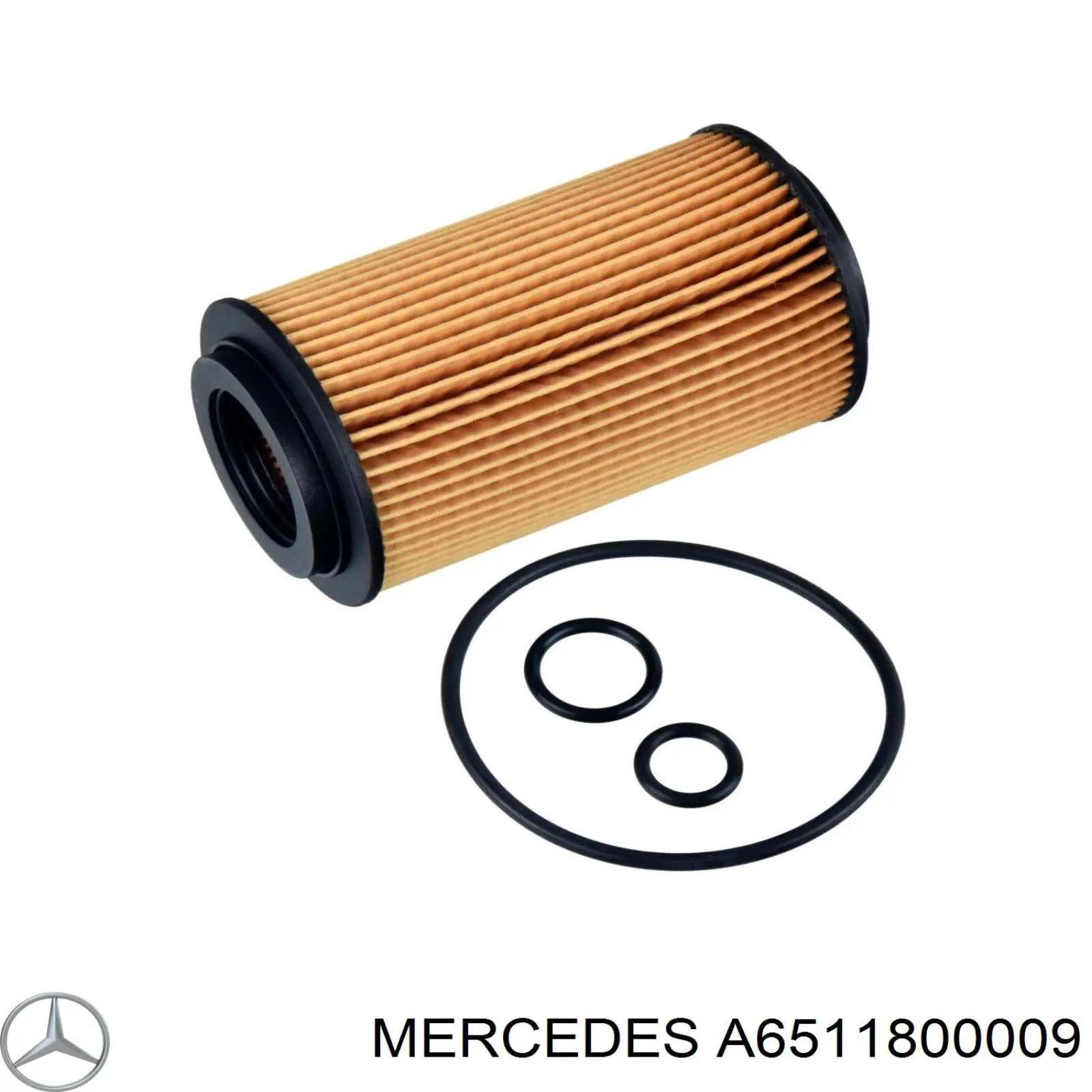 A6511800009 Mercedes filtro de aceite