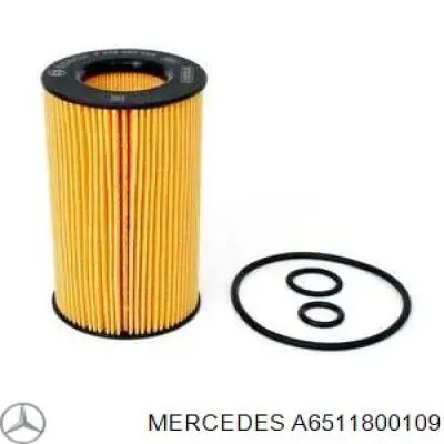 Filtro de aceite motor Mercedes A6511800109
