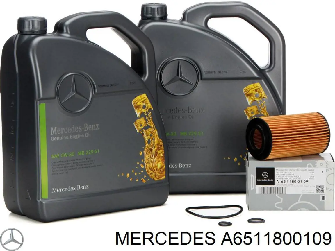 Filtro de aceite A6511800109 Mercedes