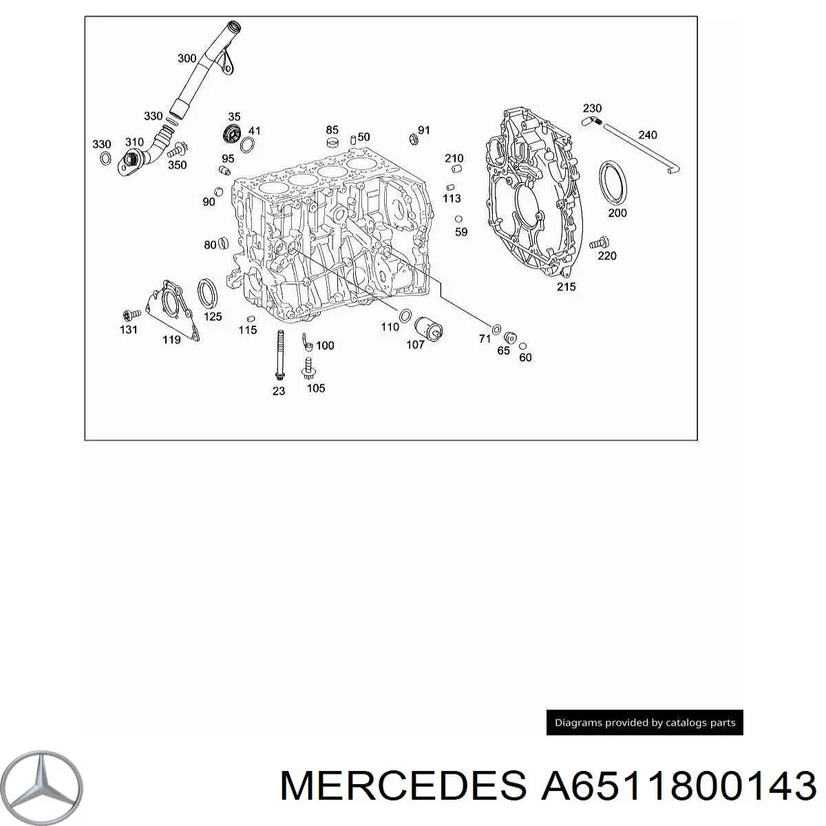 Tobera de aceite Mercedes A6511800143 precio, desde 17,01 EUR