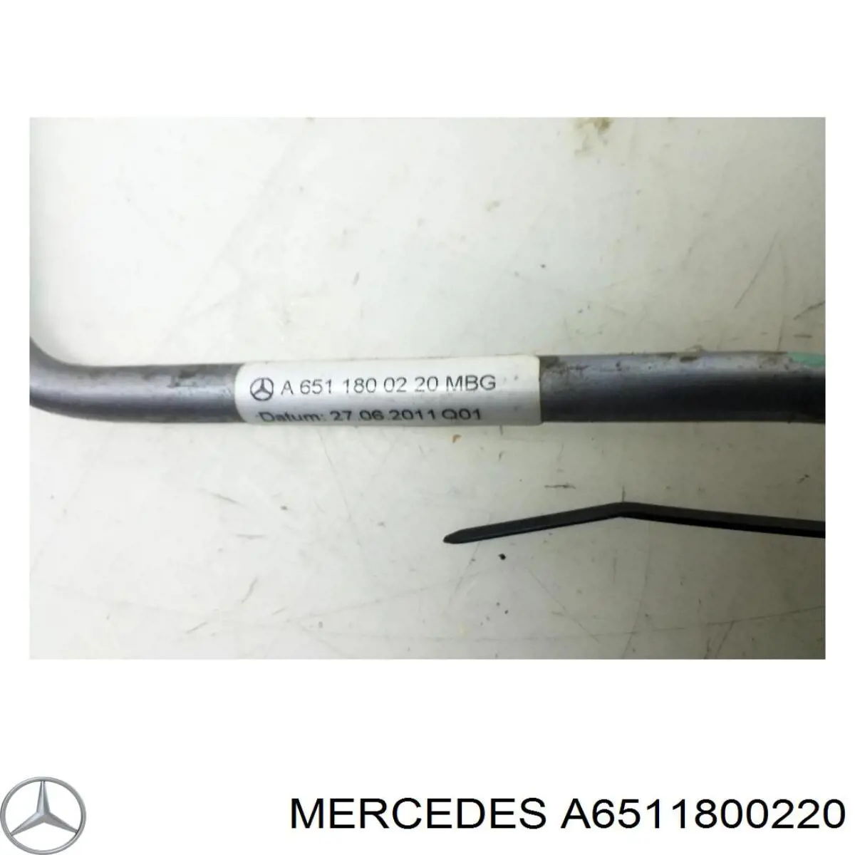 Comprar A6511800220 Mercedes Tubo de suministro de aceite a la turbina