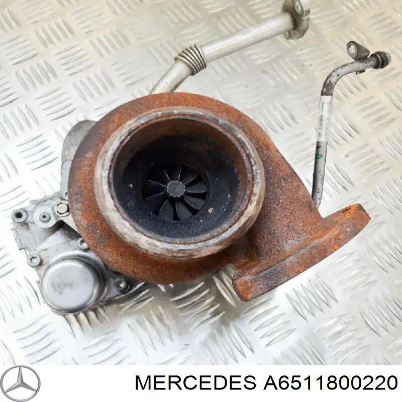A6511800220 Mercedes Tubo de suministro de aceite a la turbina