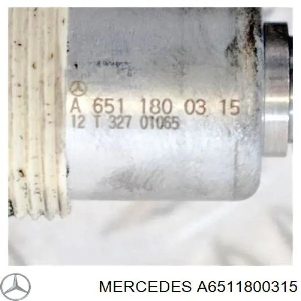 A6511800315 Mercedes válvula para mantener la presión de aceite