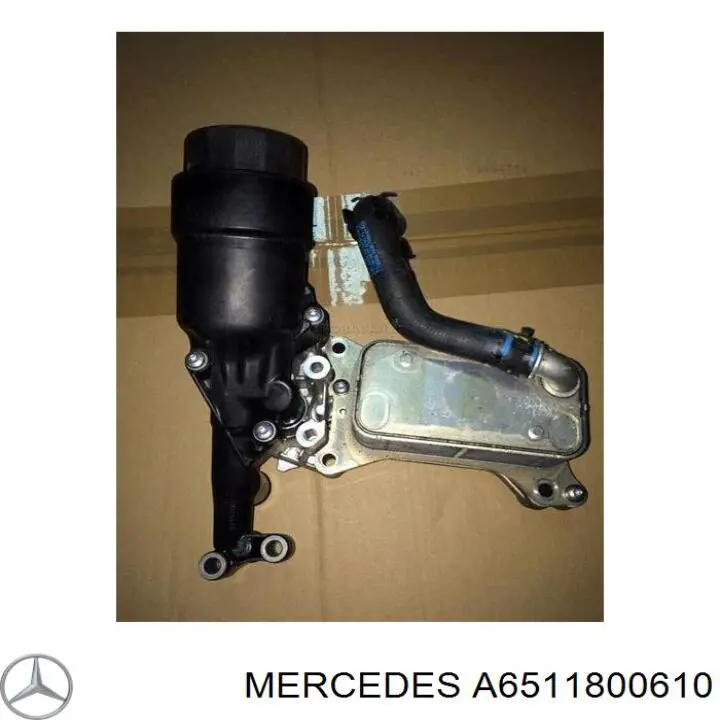A6511800610 Mercedes caja, filtro de aceite