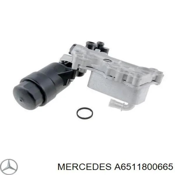 Radiador de aceite A6511800665 Mercedes
