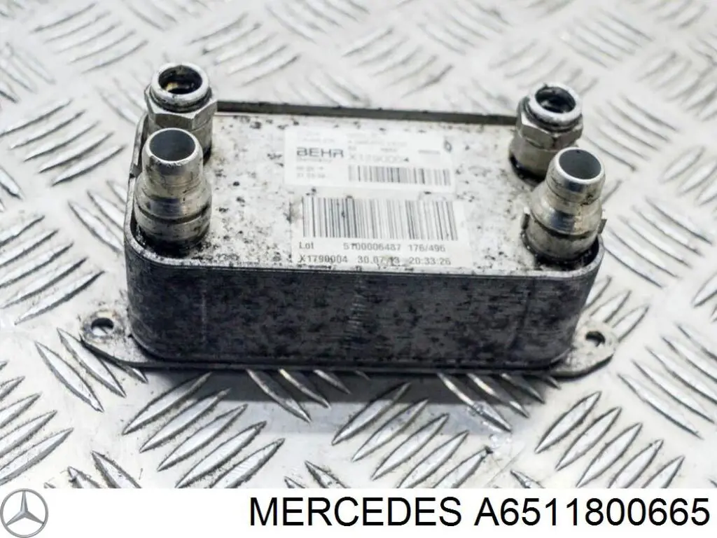 Enfriador de aceite  Mercedes A6511800665
