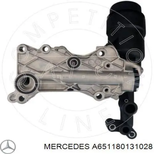 A651180131028 Mercedes Portafiltro de aceite