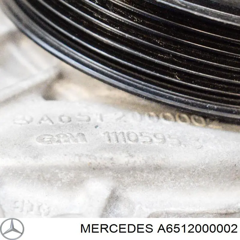 Bomba de agua A6512000002 Mercedes