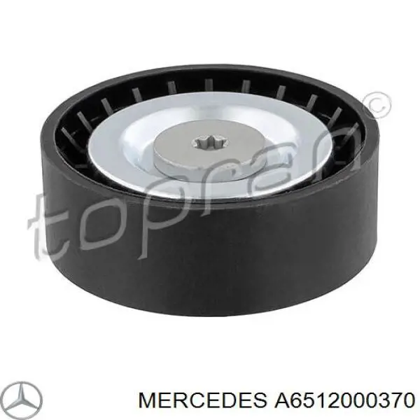 Comprar A6512000370 Mercedes Polea inversión/guía, correa poli V