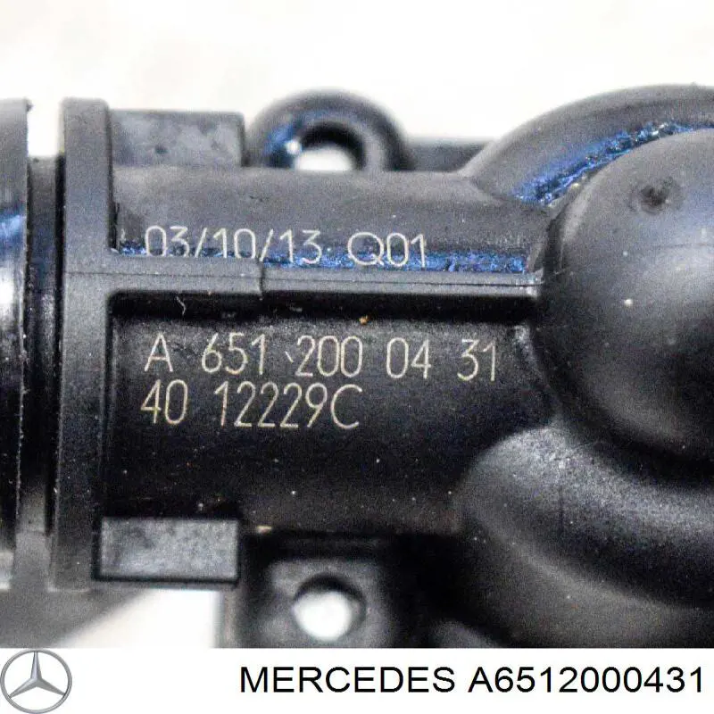 Válvula de control de líquido refrigerante Mercedes A6512000431