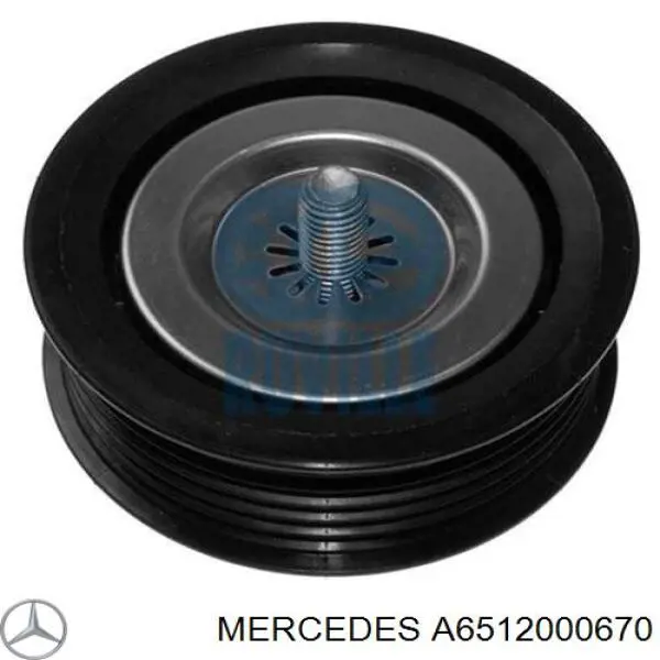 Polea inversión/guía, correa auxiliar servicios Mercedes A6512000670 precio, desde 23,64 EUR