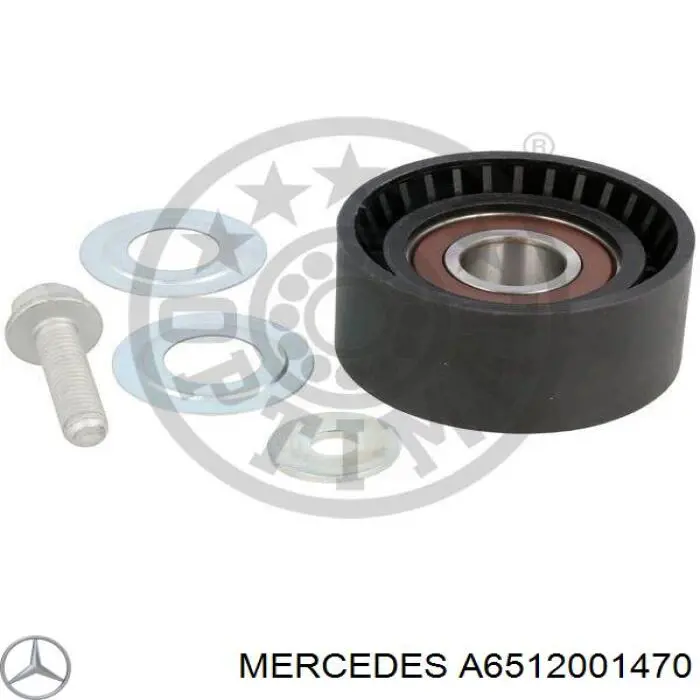 Comprar A6512001470 Mercedes Polea inversión/guía, correa poli V