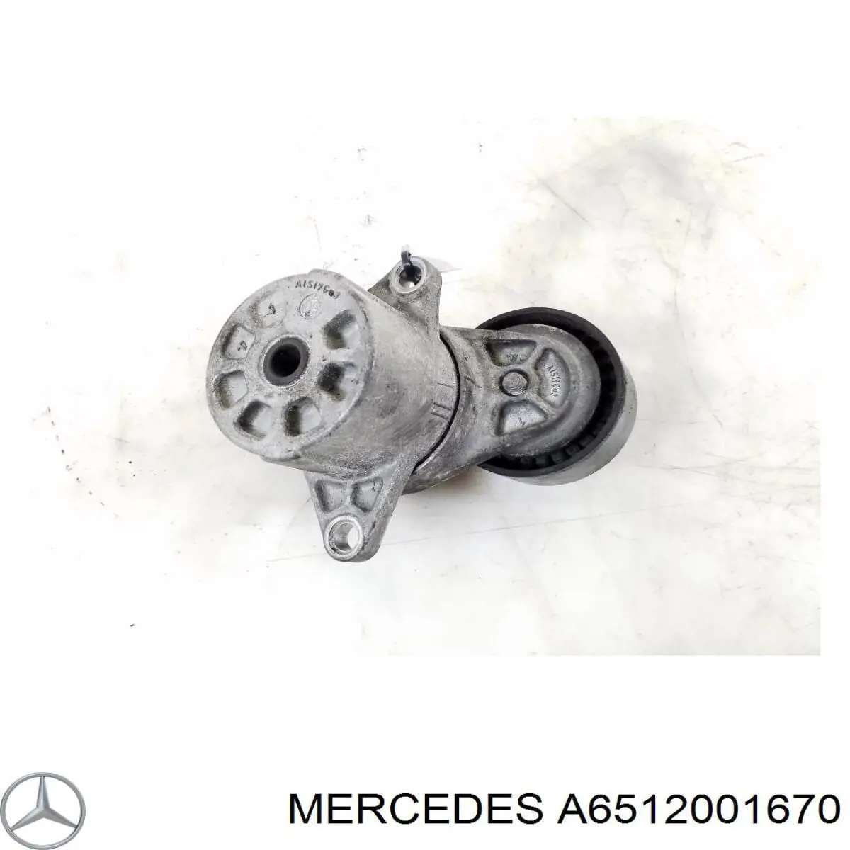 A6512001670 Mercedes tensor de correa, correa poli v