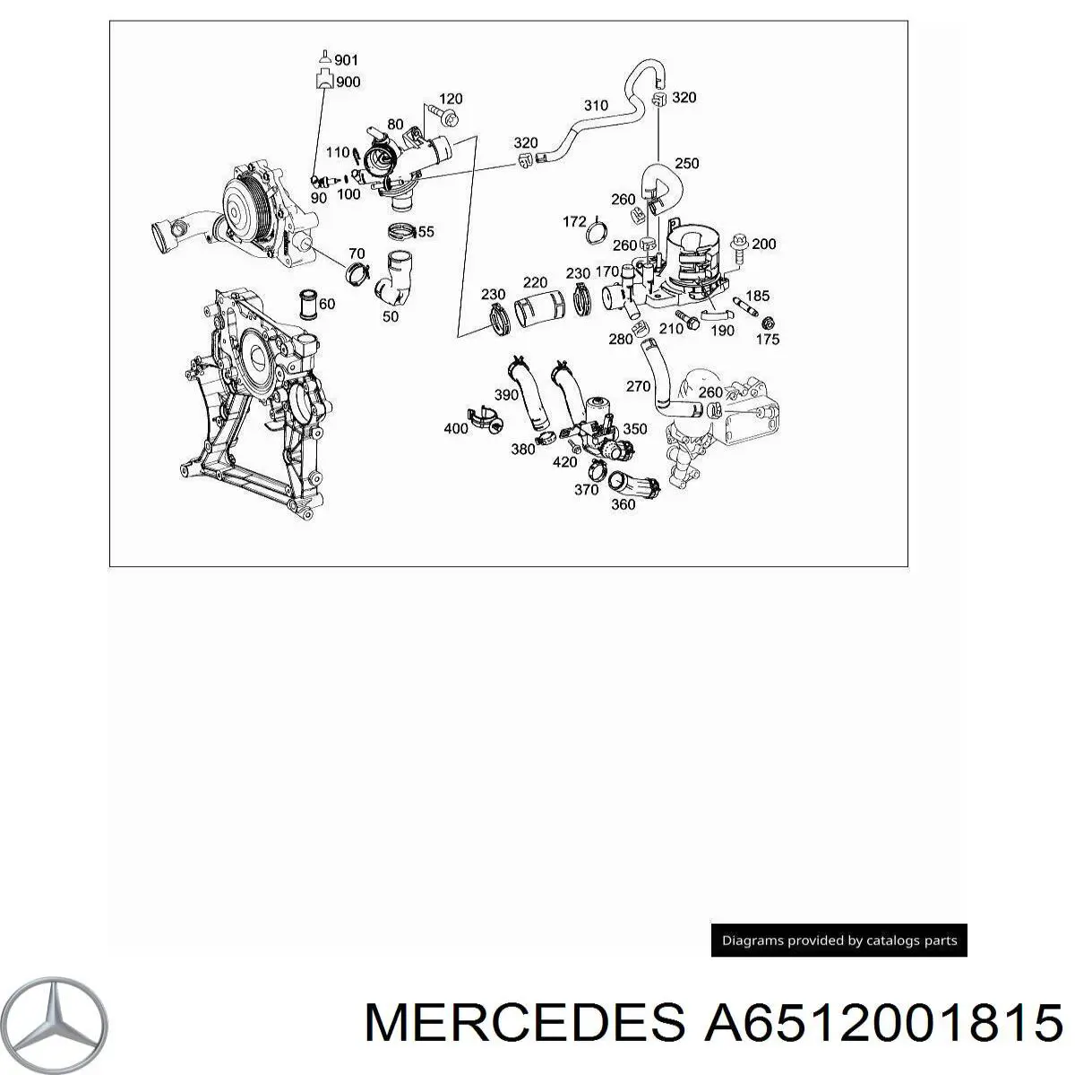 Carcasa del termostato Mercedes A6512001600 precio, desde 47,13 EUR