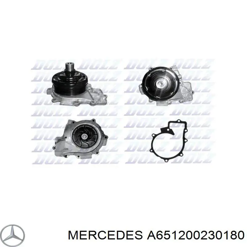 A651200230180 Mercedes bomba de agua