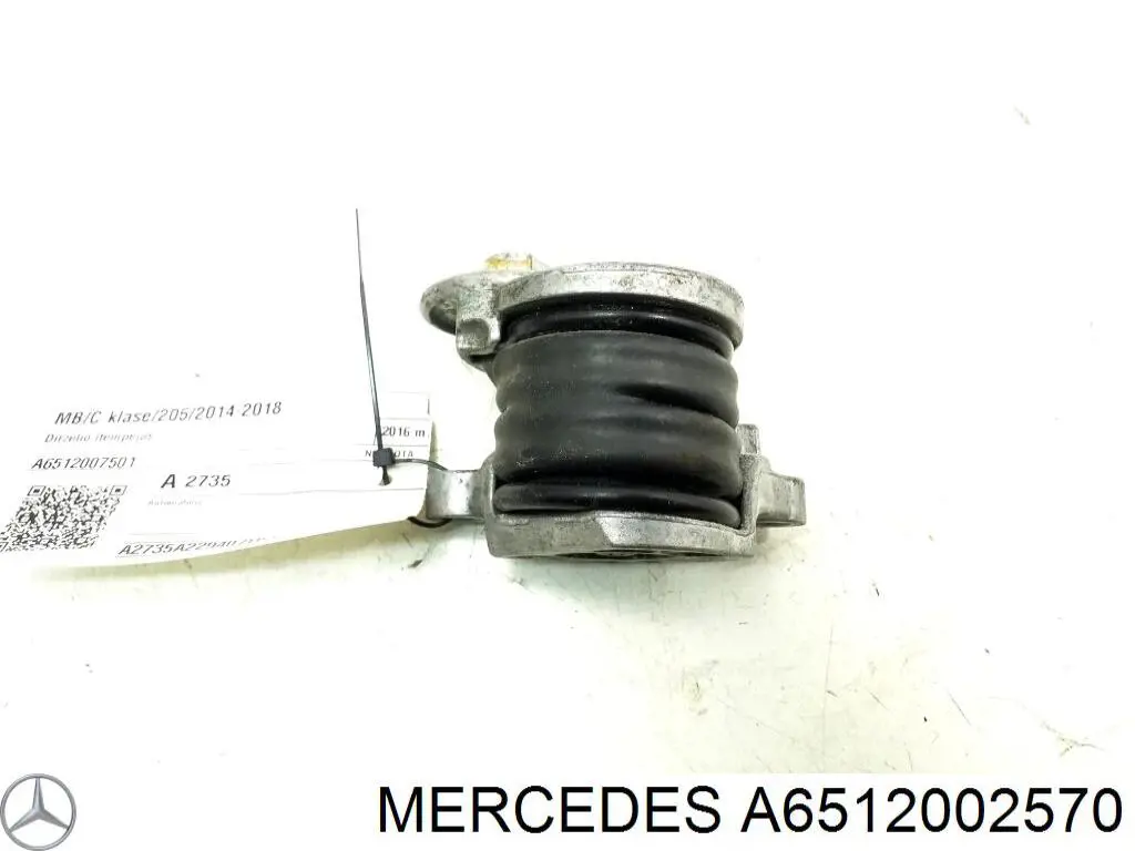 Tensor de la correa trapecial poli v Mercedes A6512002570
