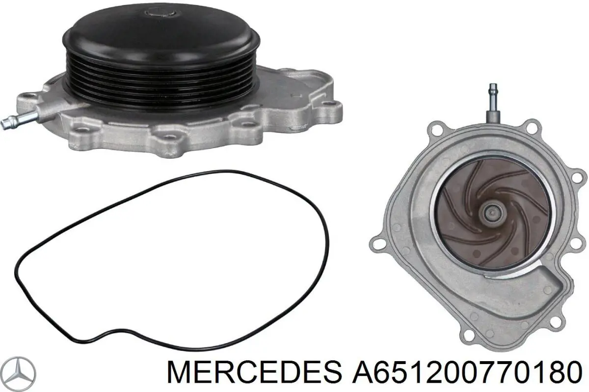 Comprar A651200770180 Mercedes Bomba de agua para motor