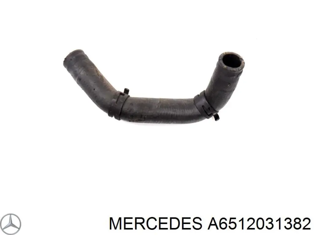 A6512031382 Mercedes manguera (tubo para enfriar el intercambiador de calor de aceite, línea de retorno)