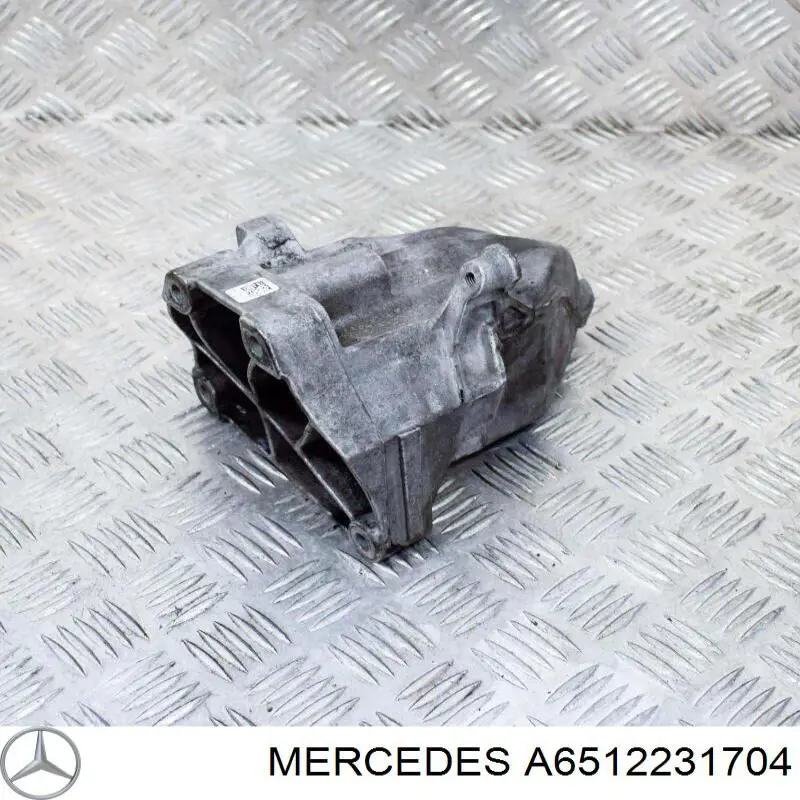 A6512231704 Mercedes Soporte del soporte izquierdo del motor