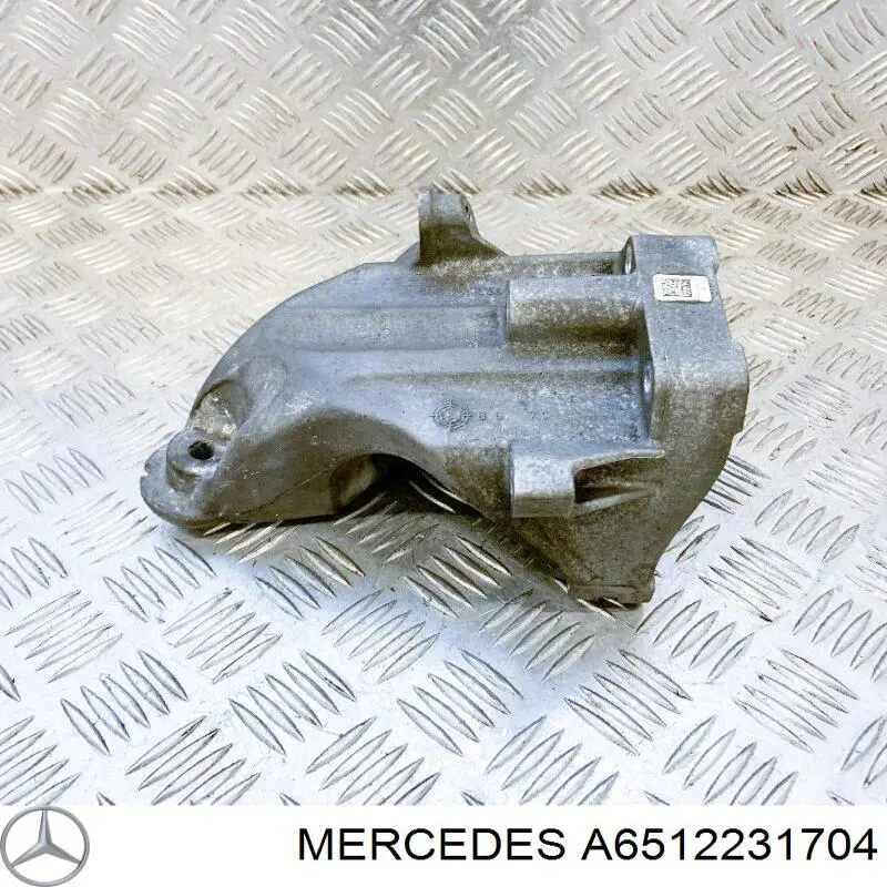 A6512231704 Mercedes Soporte del soporte izquierdo del motor