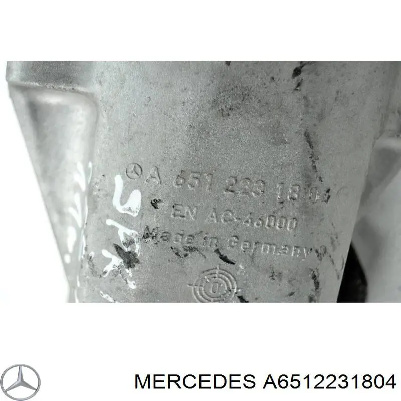 Soporte derecho del motor Mercedes A6512231804 precio, desde 29,52 EUR