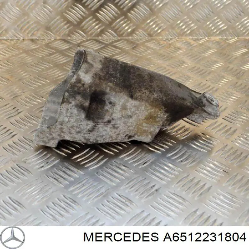 Soporte derecho del motor A6512231804 Mercedes