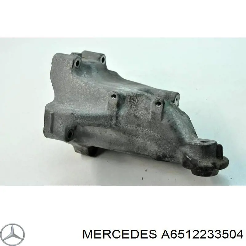 Soporte derecho del motor A6512233504 Mercedes