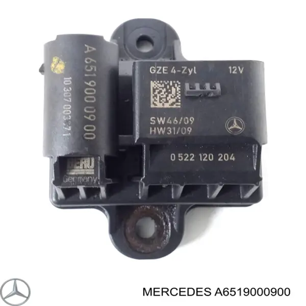 Relé de precalentamiento Mercedes A6519000900