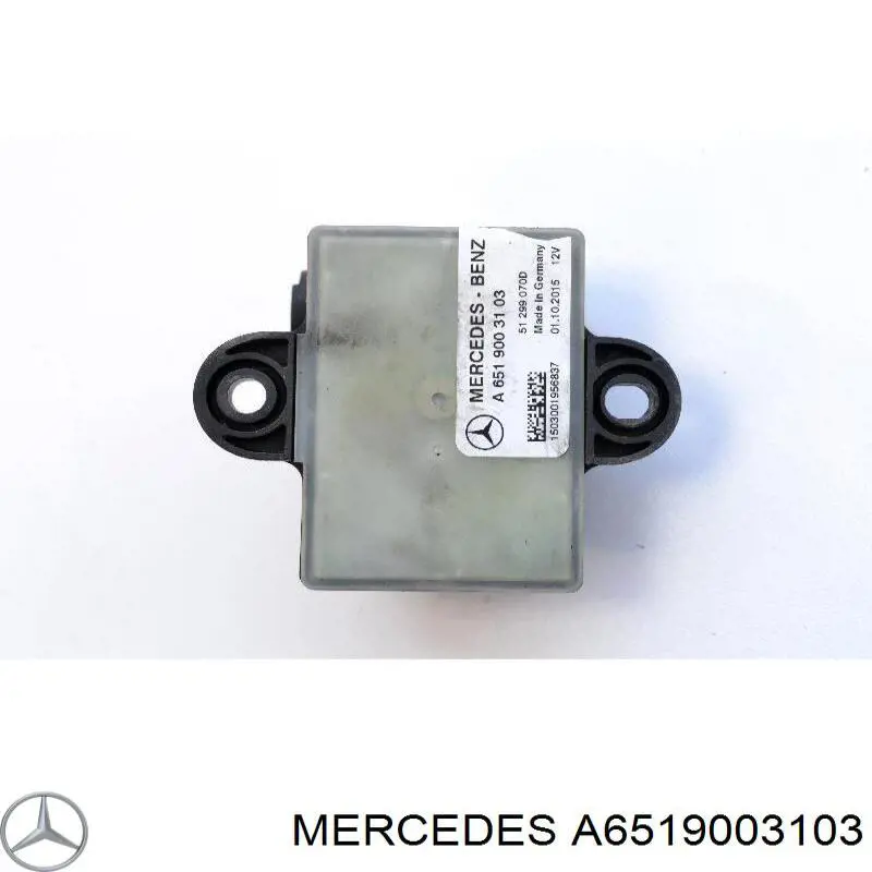 A6519003103 Mercedes relé de bujía de precalentamiento