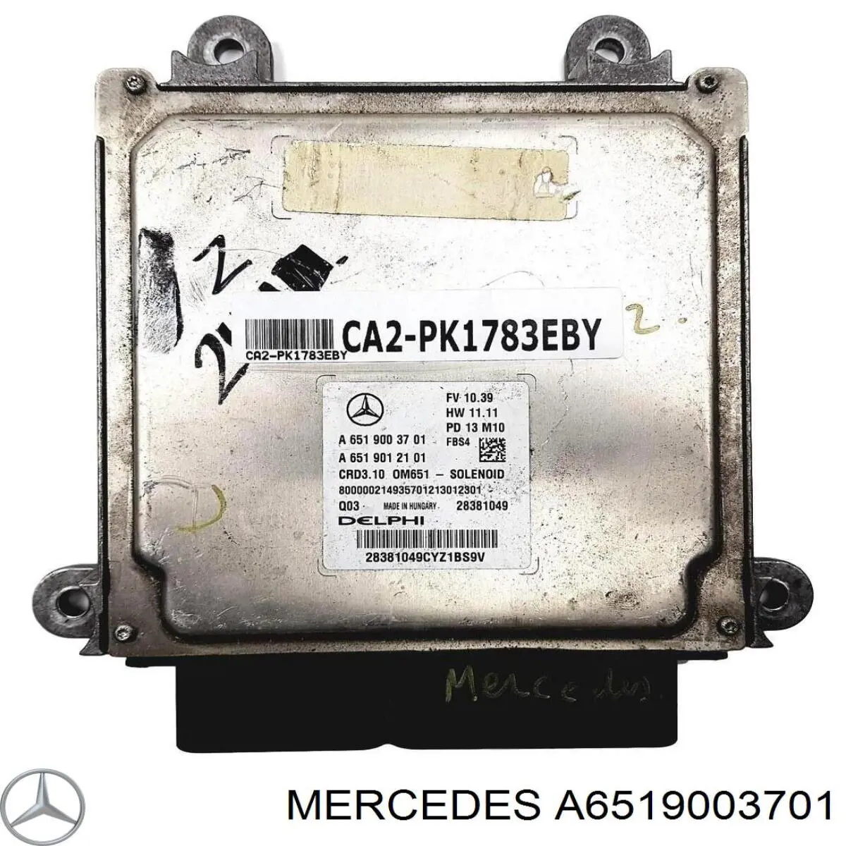 Unidad de control del motor  Mercedes A6519003701 precio, desde 193,12 EUR