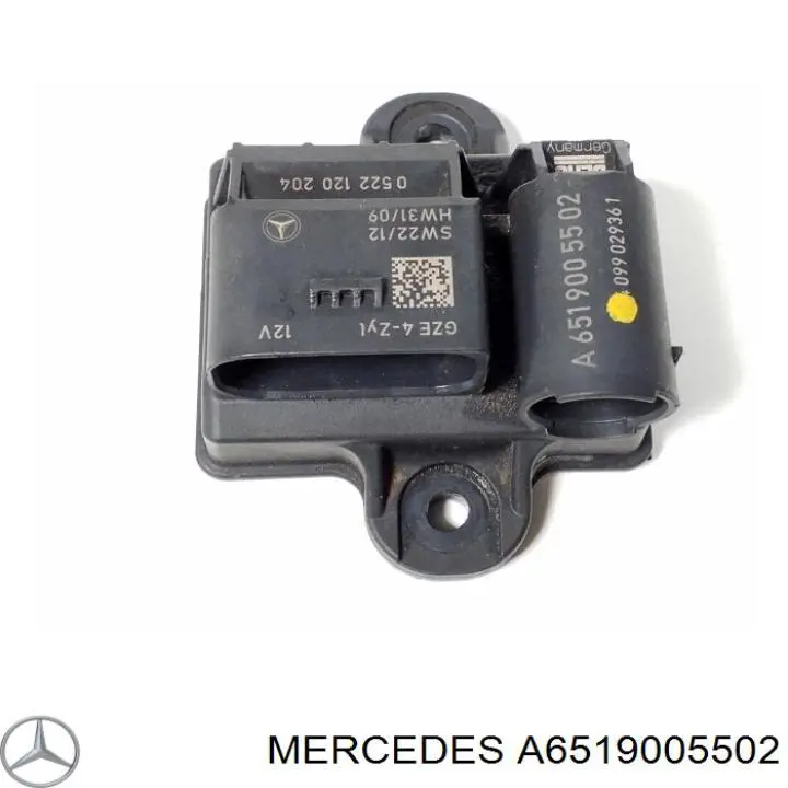 Relé de bujía de precalentamiento Mercedes A6519005502 precio, desde 66,79 EUR