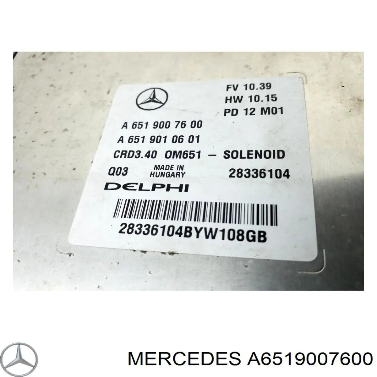 Sensor de distancia por radar Mercedes A6519007600 precio, desde 225,06 EUR