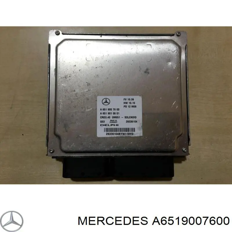 Comprar A6519007600 Mercedes Sensor de distancia por radar