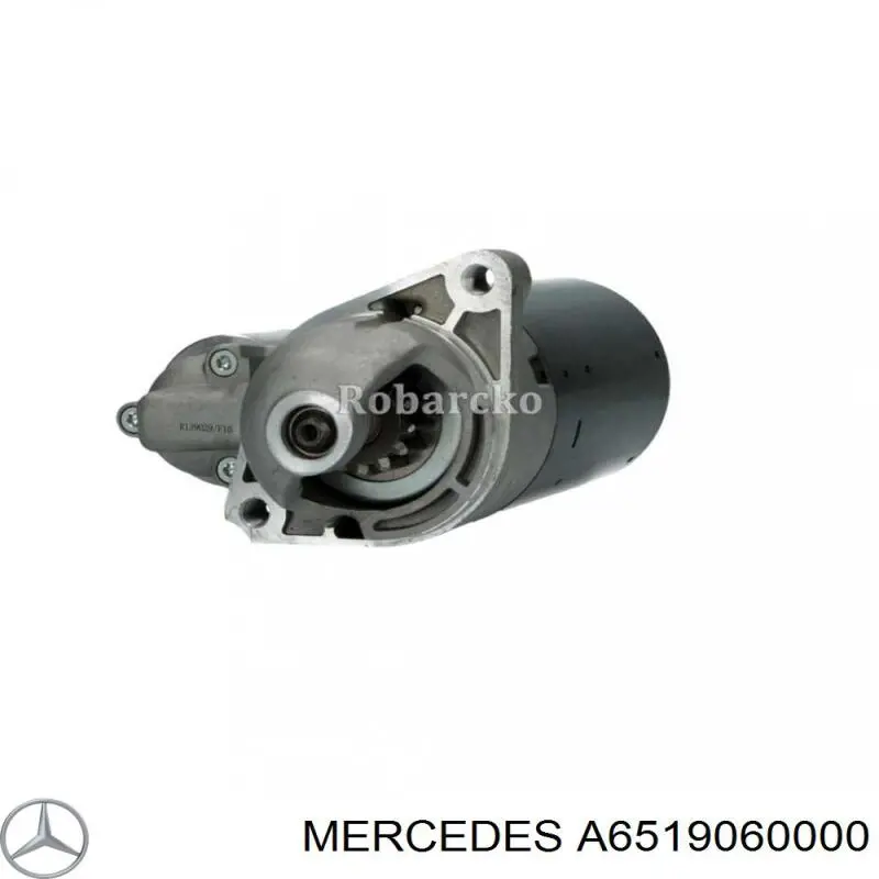A6519060000 Mercedes Arranque motores