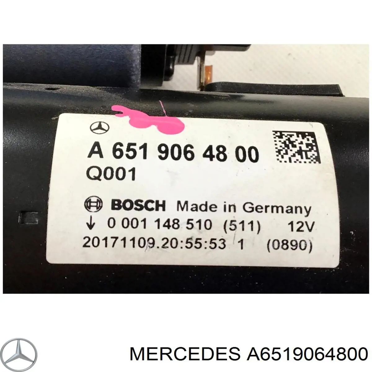 A6519064800 Mercedes Arranque motores