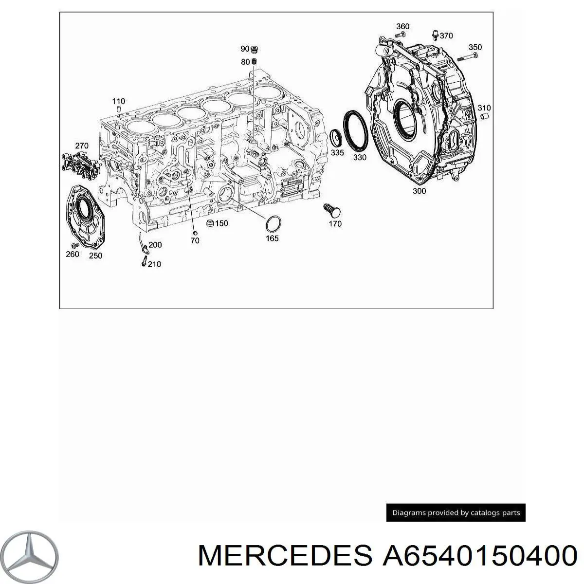  Mercedes A6540150400 precio, desde 12,02 EUR