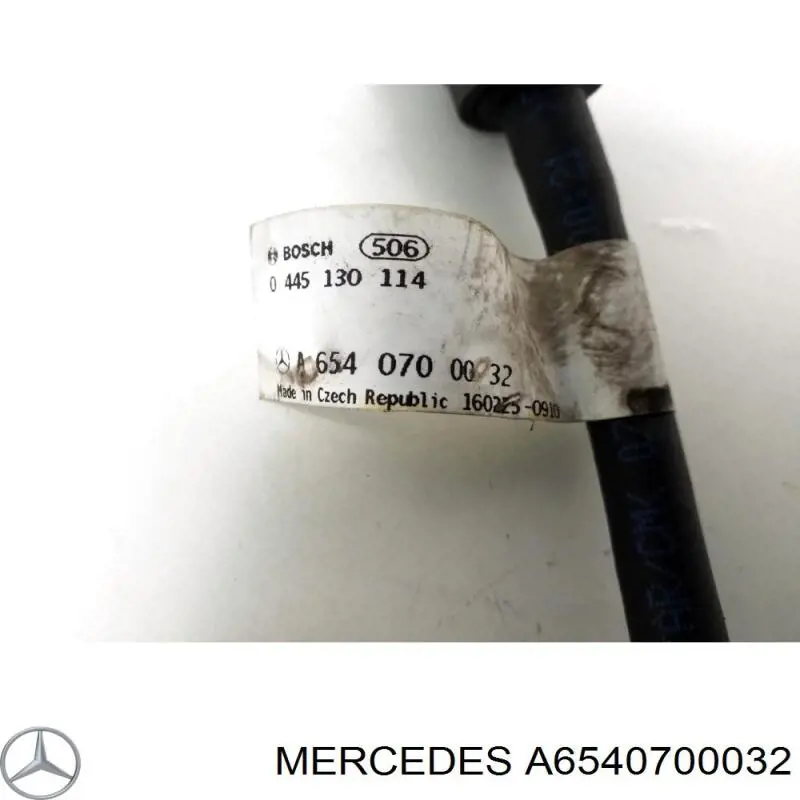 Comprar A6540700032 Mercedes Tubería de retorno de combustible de los inyectores