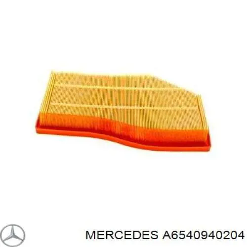 A6540940204 Mercedes Filtro de aire de motor