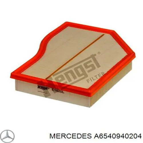 El filtro de aire Mercedes A6540940204 precio, desde 15,16 EUR