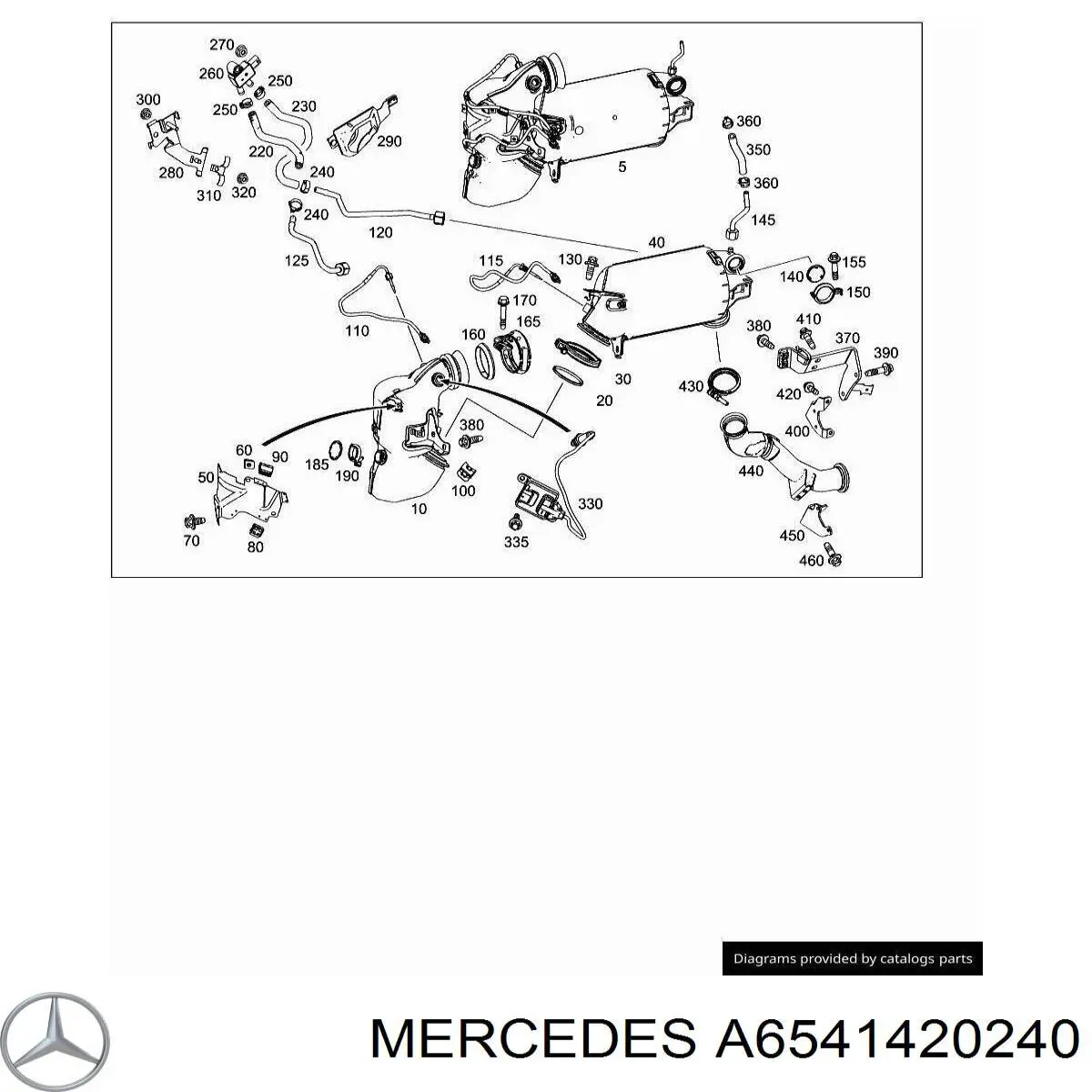  Mercedes A6541420240 precio, desde 51,86 EUR