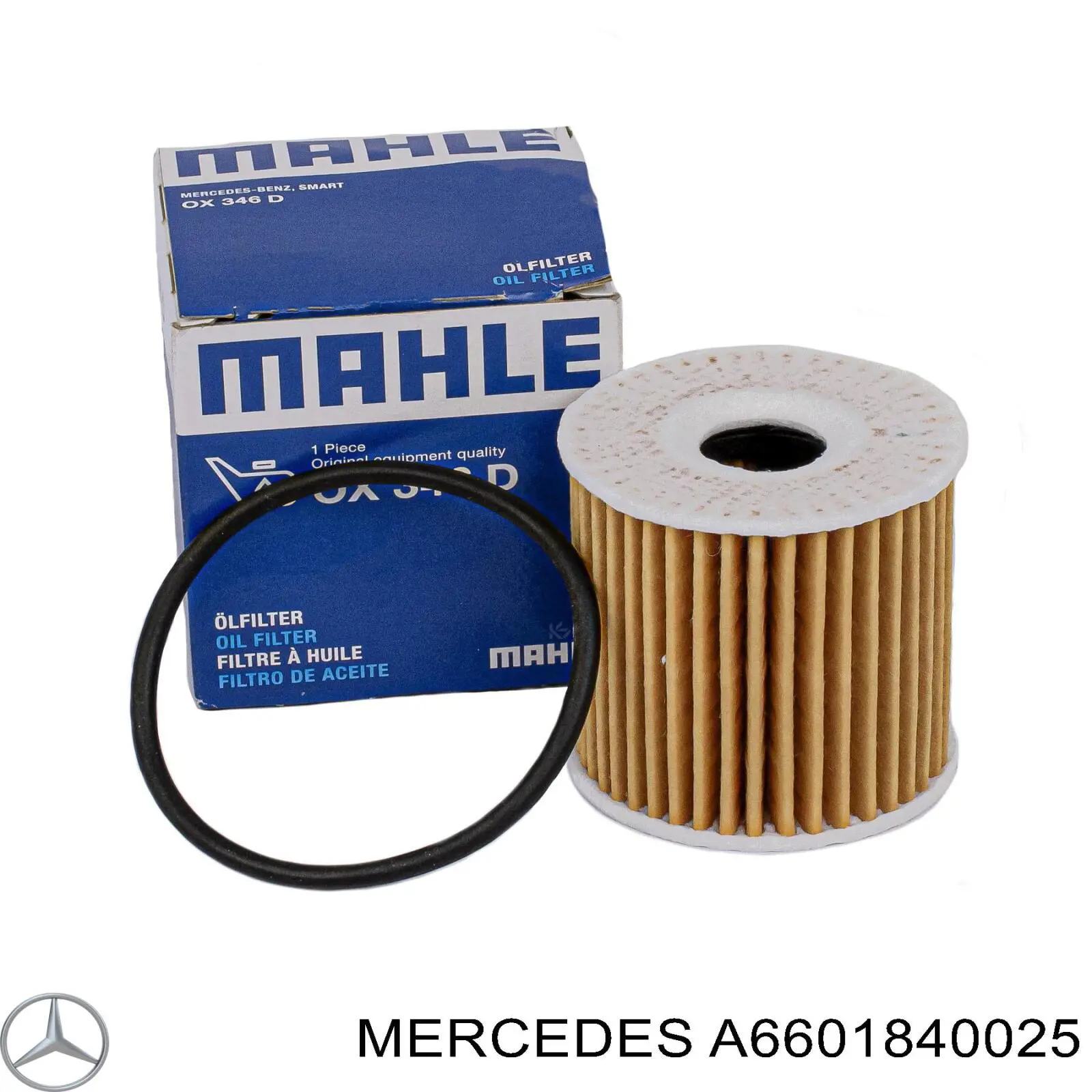 A6601840025 Mercedes filtro de aceite