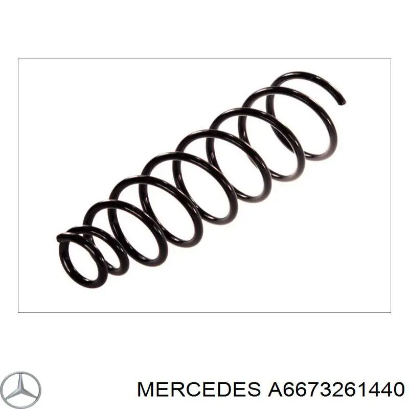 A6673261440 Mercedes abrazadera para montaje de casquillos estabilizadores traseros