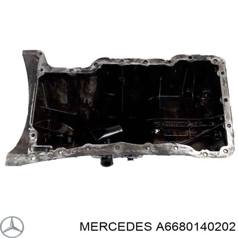 Cárter de aceite del motor Mercedes A6680140202