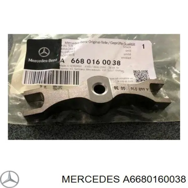 A6680160038 Mercedes soporte, inyector