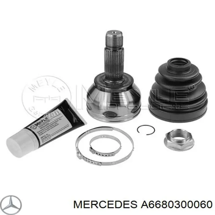 A6680300060 Mercedes cojinetes de biela
