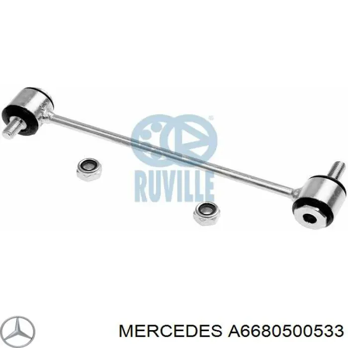 A6680500533 Mercedes balancín, distribución del motor