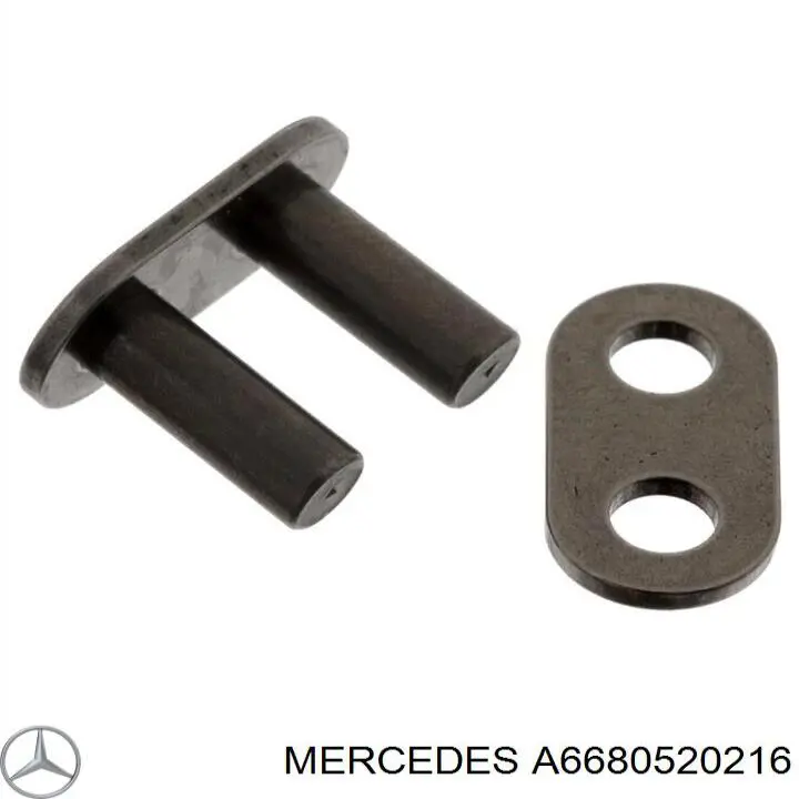 Guía de cadena de distribución A6680520216 Mercedes
