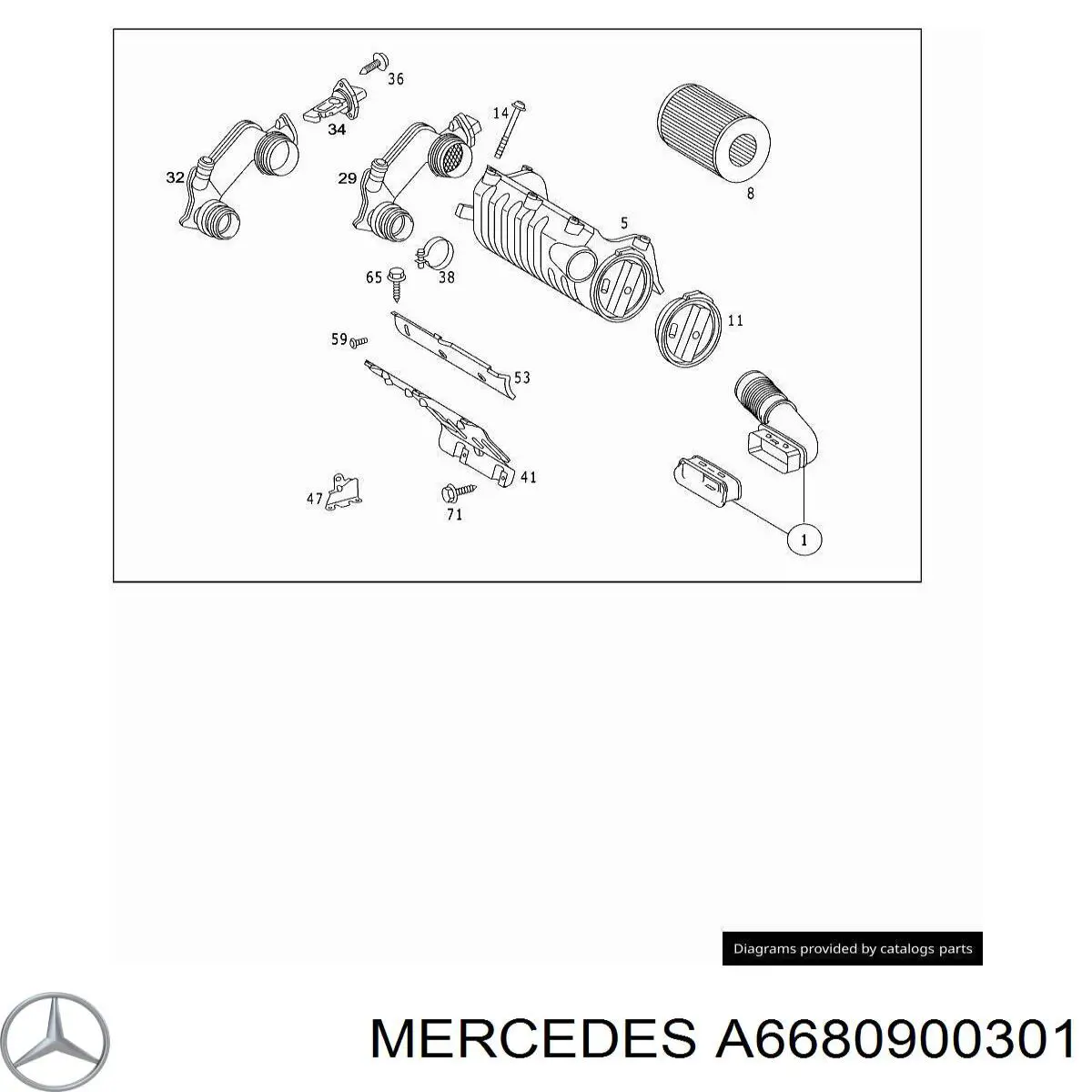 A6680900301 Mercedes