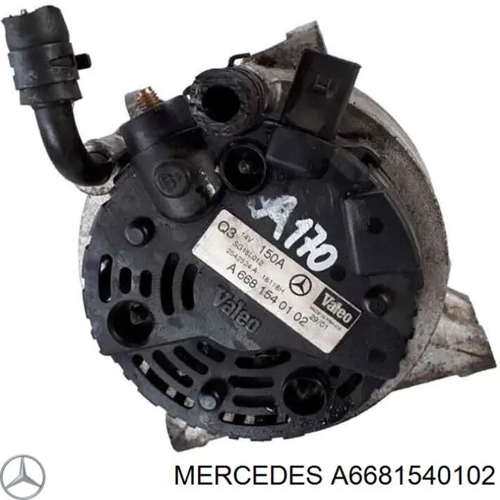 A6681540102 Mercedes alternador